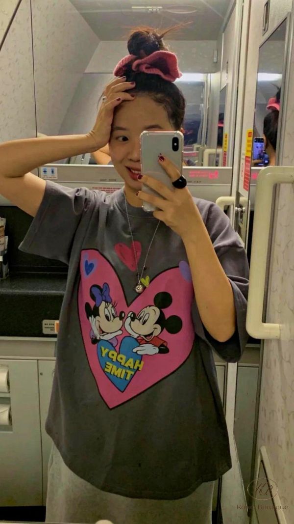 SS436 春季 愛心塗鴉米奇tee 