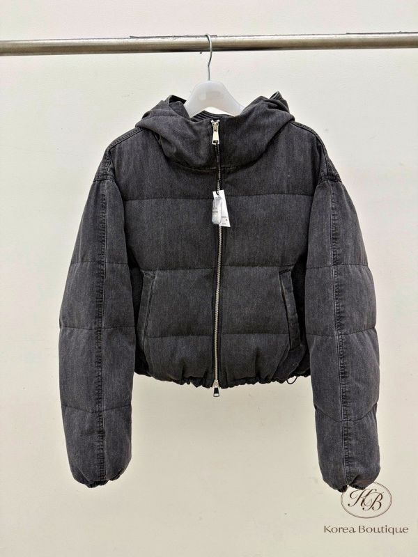 FWKR16 冬季 丹寧牛仔羽絨 100%鵝絨 
