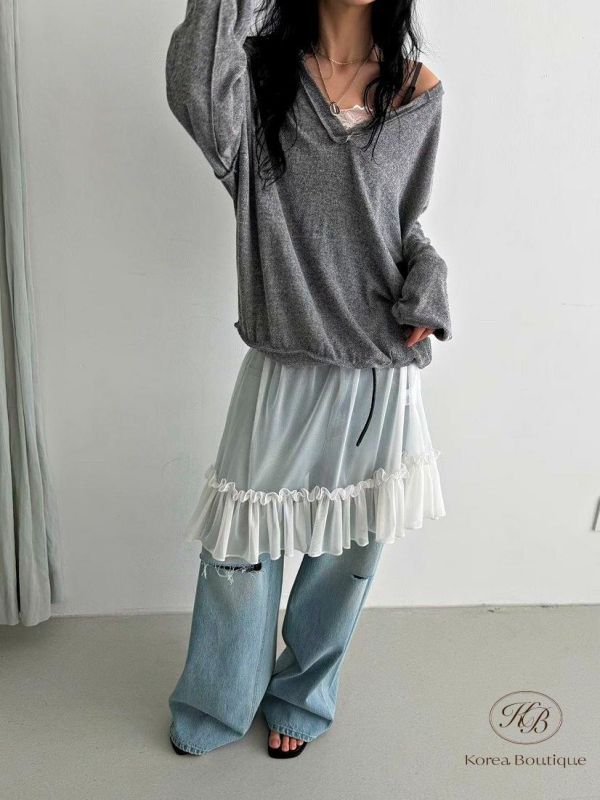 SS266 春季 大V領上衣 