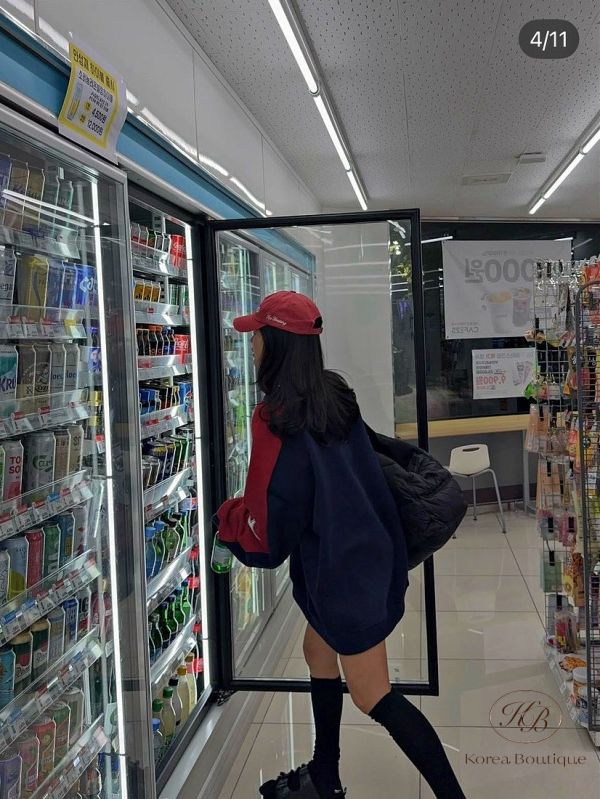 Fw443 冬季 數字運動感上衣 長版 