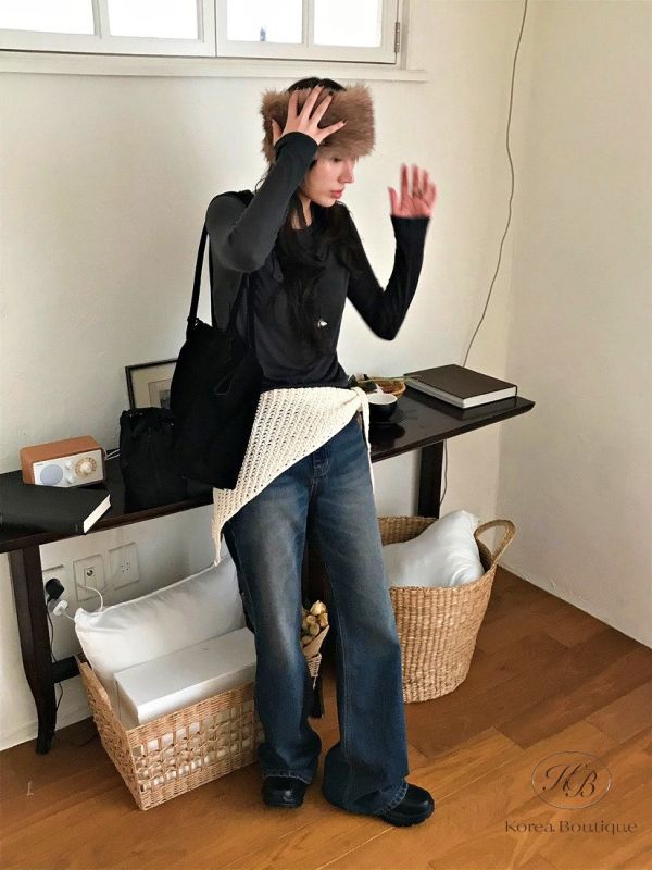 Fw501 冬季 毛毛髮帶 