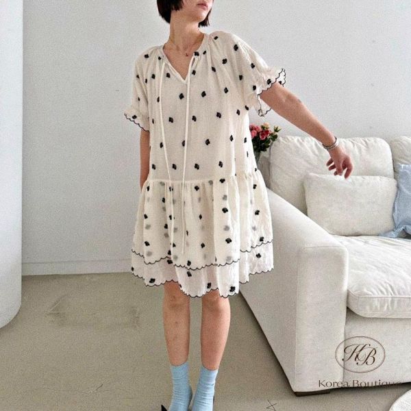 SS422 春季 好美的民俗感洋裝 