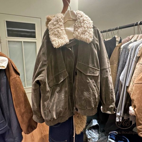 Fw500 冬季 可拆毛毛領夾克外套 