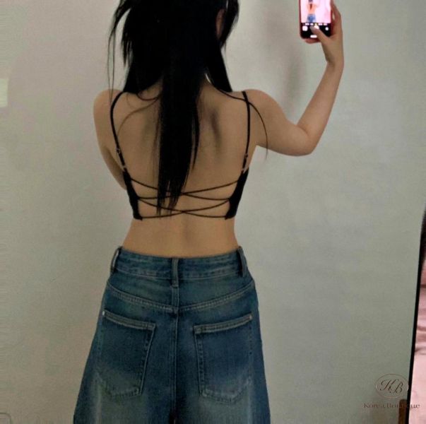 SS473 春季 夏日細肩帶bra top 