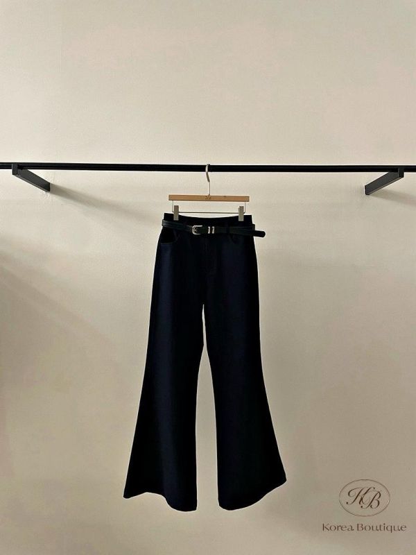 SS87 春季 微喇叭西裝褲 附腰帶 