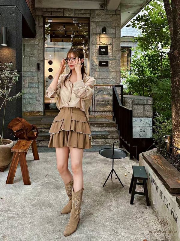 Fw355 秋季 鑽石光澤襯衫 