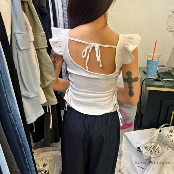 SS393 春季 小飛袖微辣上衣 