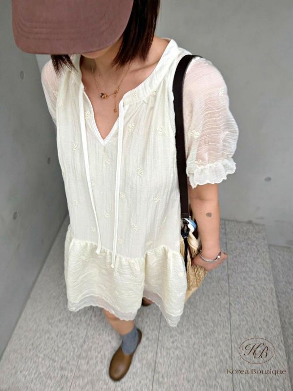 SS422 春季 好美的民俗感洋裝 