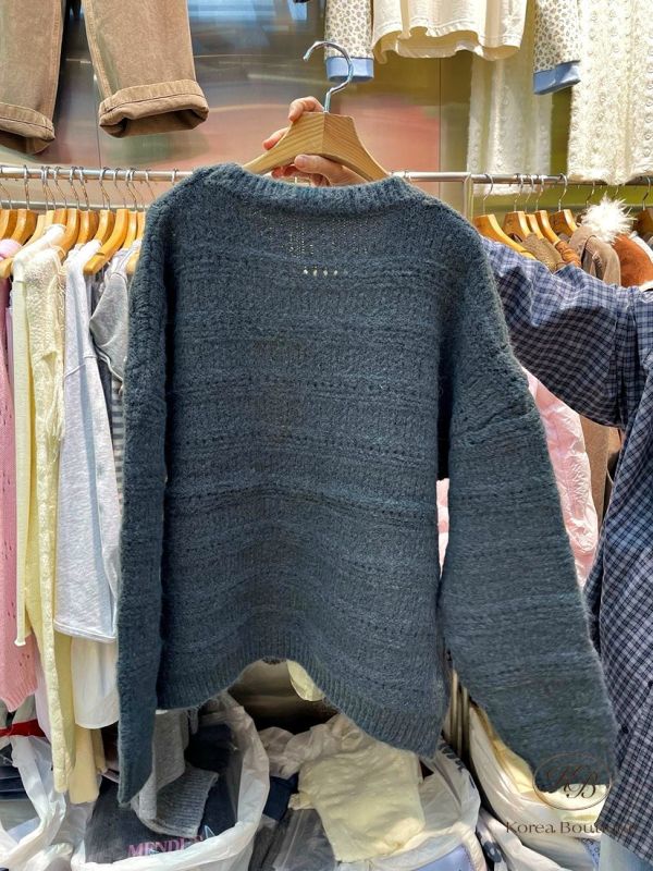 Fw422 秋季 帽子毛衣一套組 