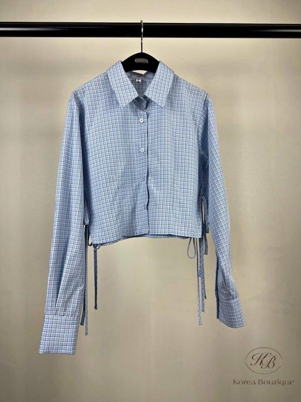 SS204 春季 質感短版襯衫 