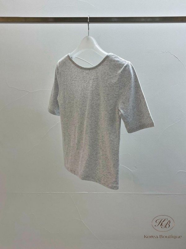 SS120 春季 短版素面tee 