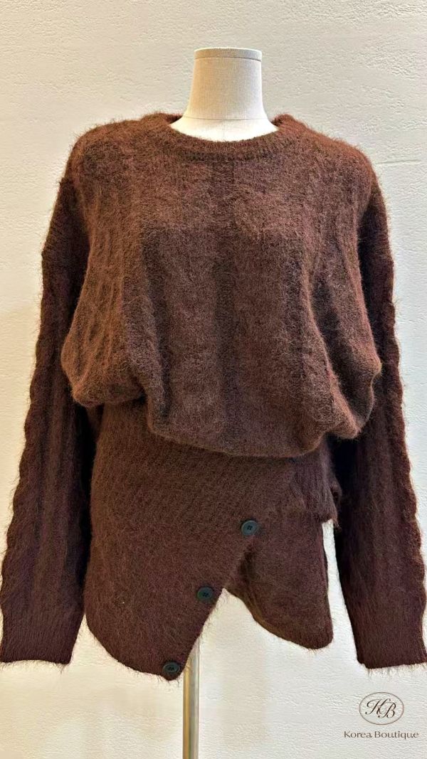 FWKR68 冬季 針織三件式套裝 