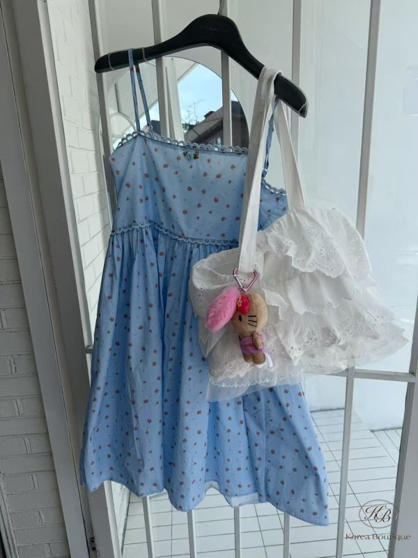 Sv07 夏裝 碎花小洋裝 