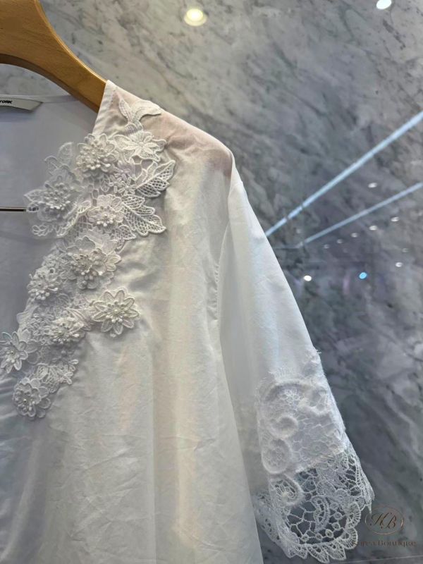 SS454 春季 Js設計家 重工設計花邊上衣 