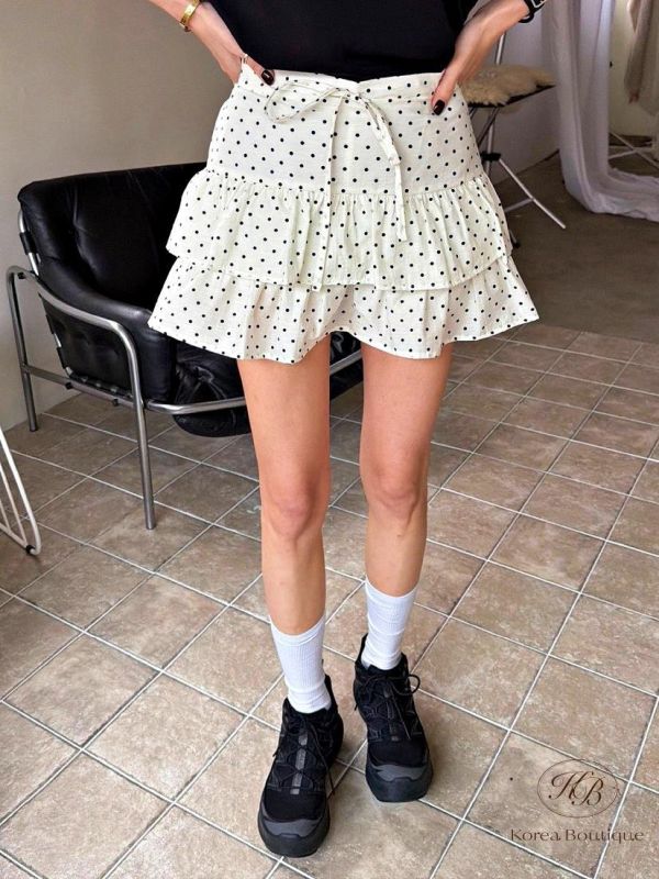 SS298 春季 點點蛋糕褲裙 