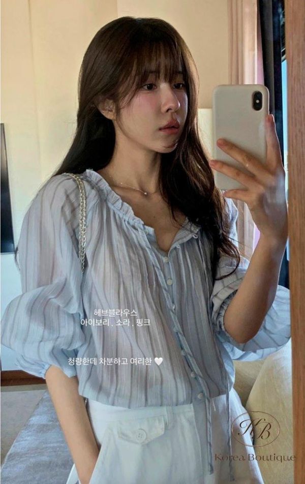 SS230 春季 天絲綁帶襯衫 