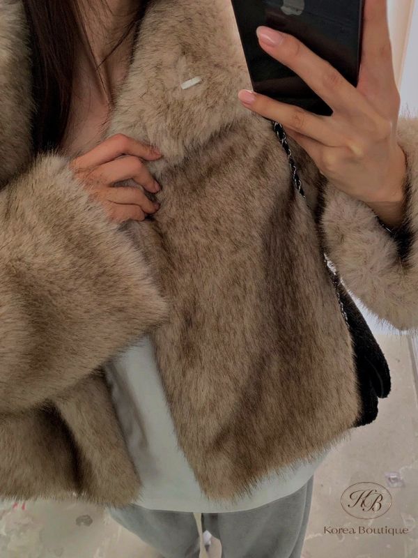 Fw414 秋季 皮草大衣外套 