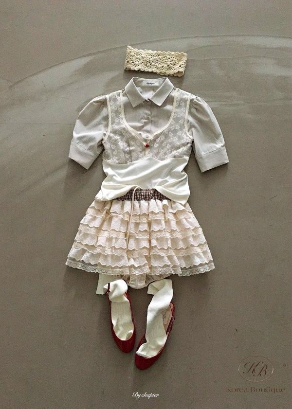 SS337 春季 蕾絲造型背心 