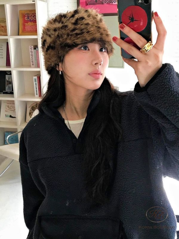 Fw501 冬季 毛毛髮帶 