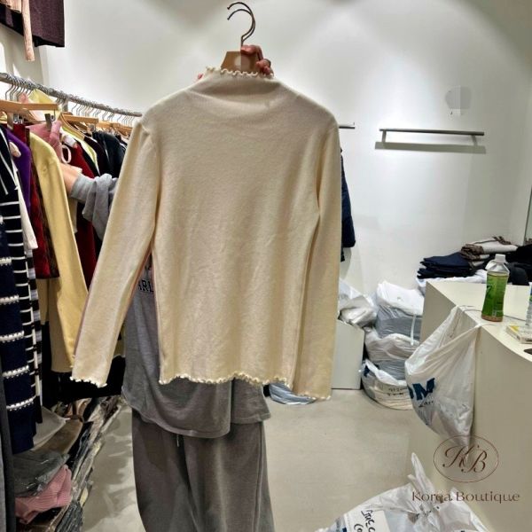 FWKR57 冬季 木耳邊可單穿 可內搭上衣 