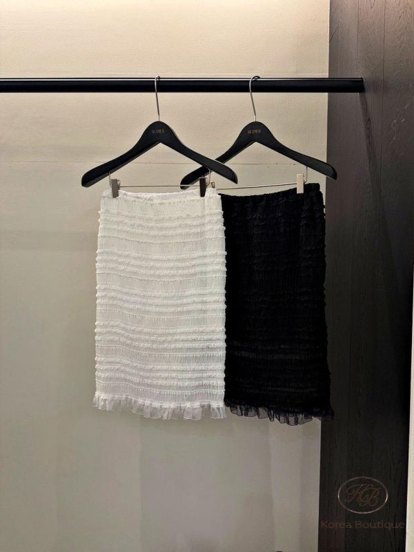 SS376 春季 好美的波浪半身裙 