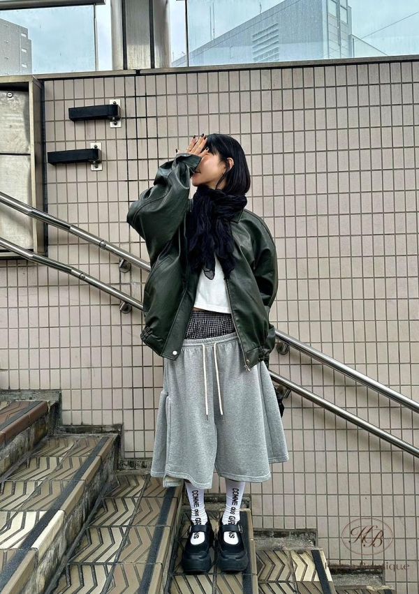 SS131 春季 簡約棒球外套皮衣 