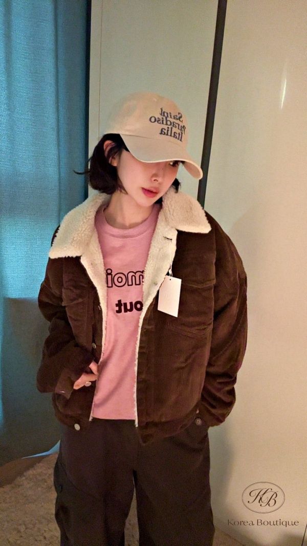 FWKR01 冬季 燈芯絨外套 可愛顏色 