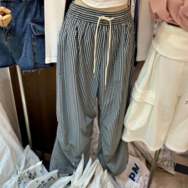 SS372 春季 格紋工作褲 