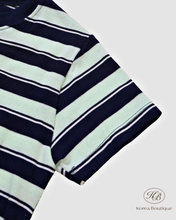 FW2738 秋季 簡單的條紋tee 穿出時髦感 