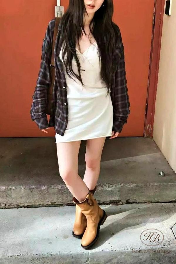 SS247 春季 時髦V領短洋裝 