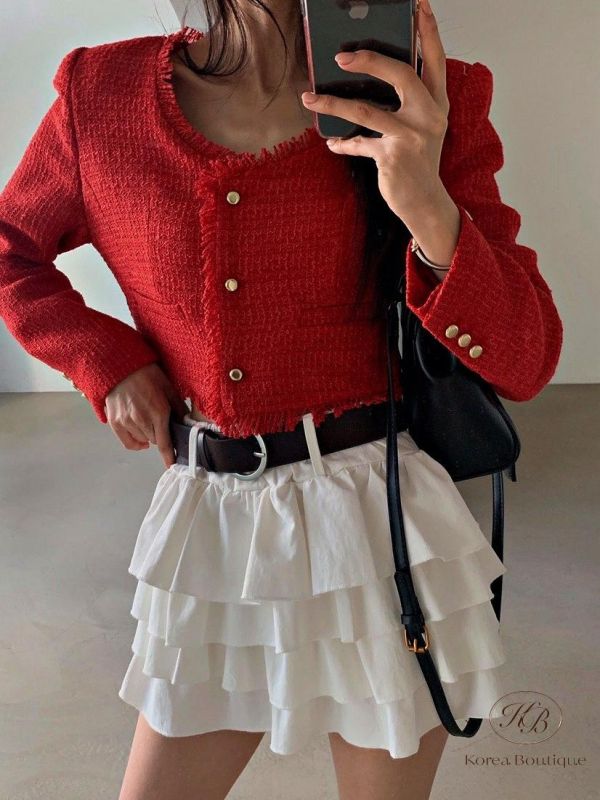 SS136 春季 短板小香外套 