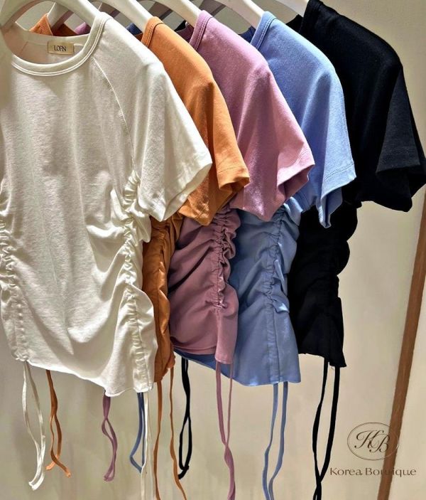 SS448 春季 好好看抽繩上衣 