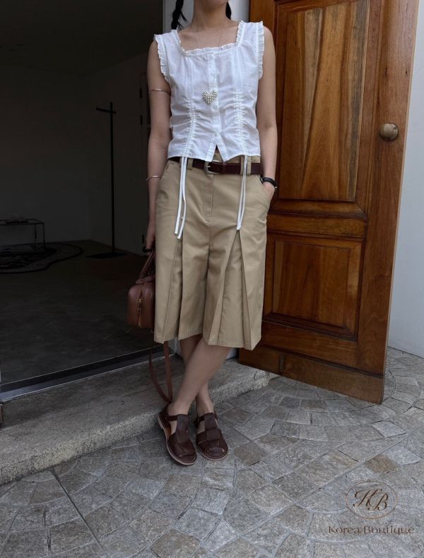 Sv11 夏裝 花邊束口上衣 