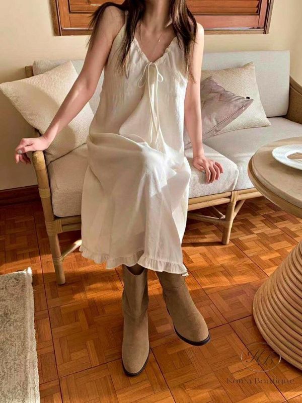 SS122 春季 清新背心洋裝 