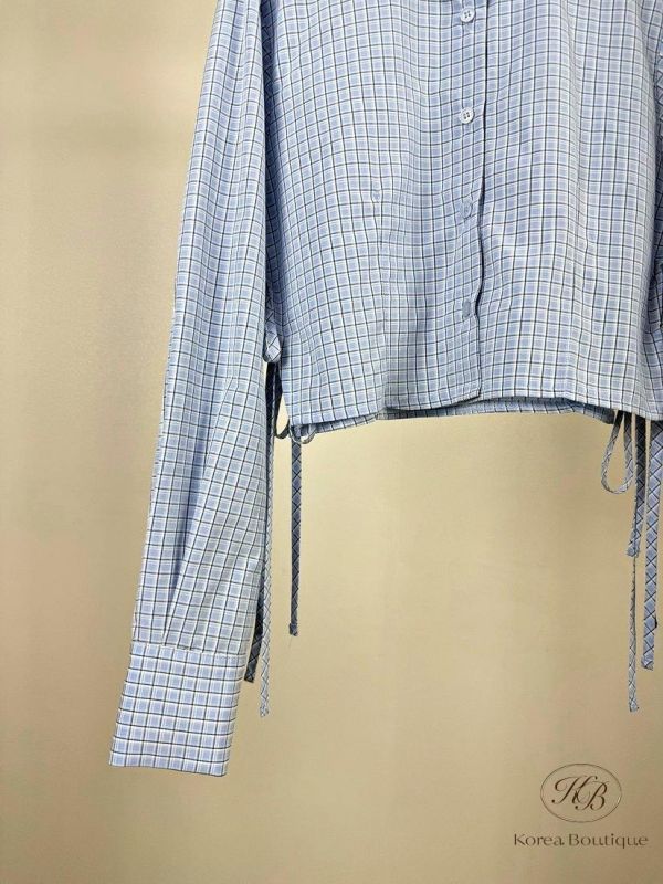 SS204 春季 質感短版襯衫 