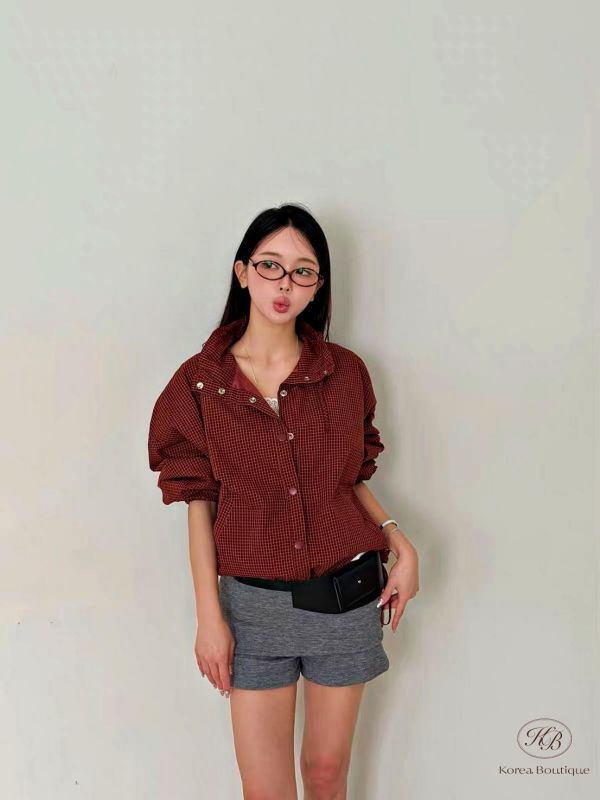FW2759 秋季 格紋夾克外套 