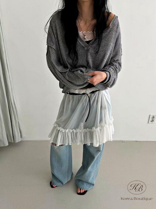 SS266 春季 大V領上衣 