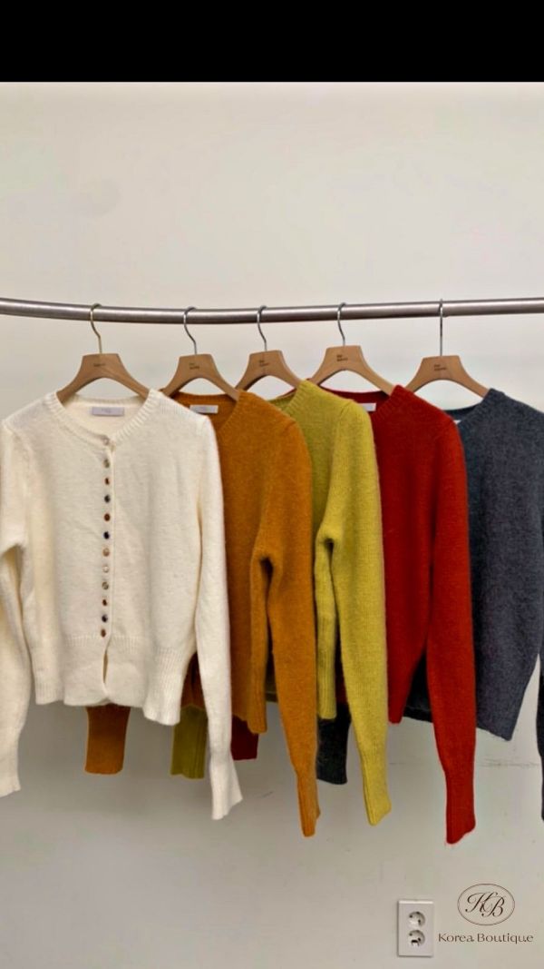 Fw417 秋季 顏色都好好看的排扣開襟外套 