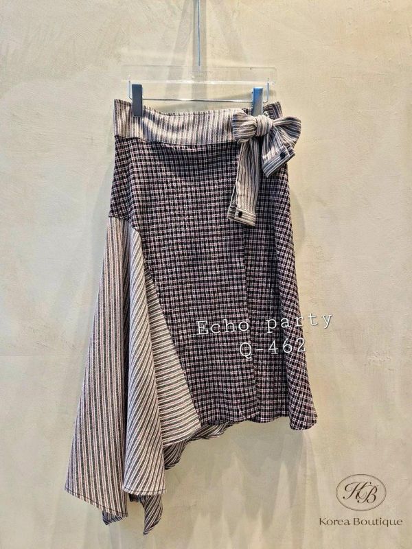 SS197 春季 拼接圖案的套裝 