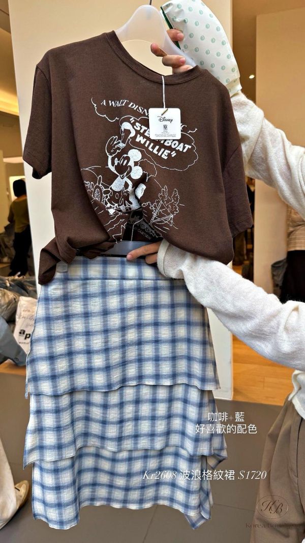 KR2610 夏季 米奇渡假tee 