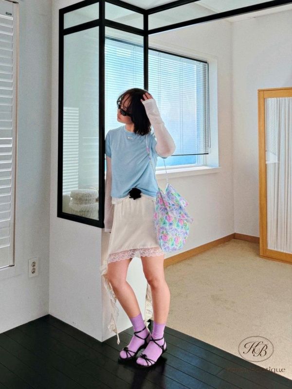 SS141 春季 日系感印花布袋 