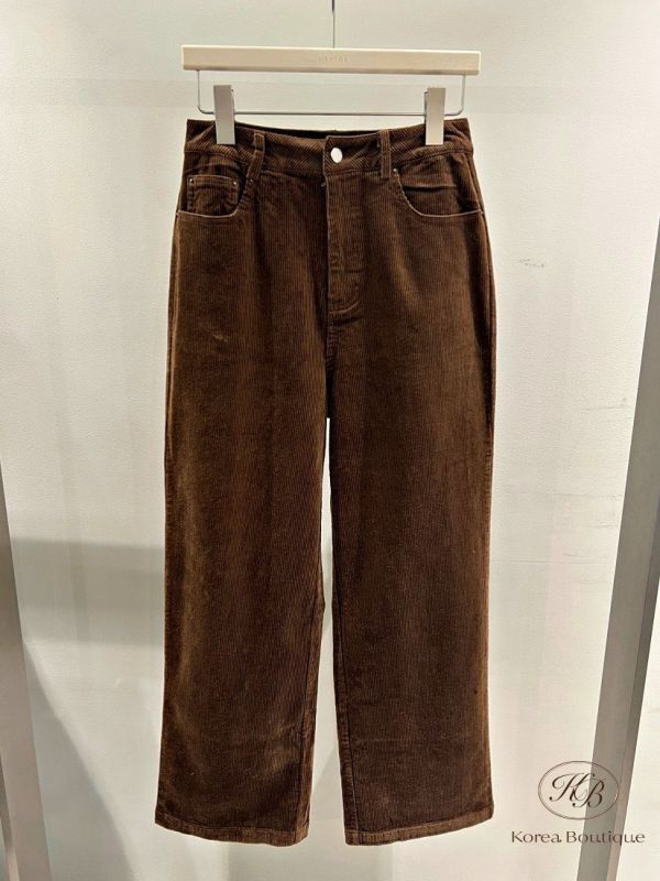 FWKR02 冬季 燈芯絨直筒褲 