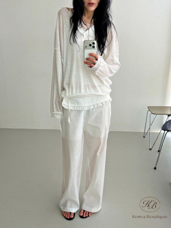 SS266 春季 大V領上衣 