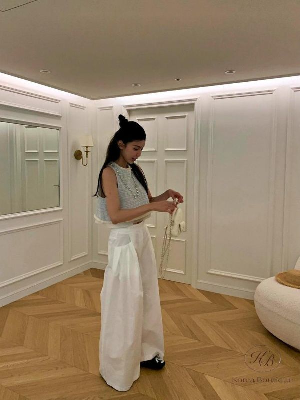 SS452 春季 短版小香流蘇上衣 