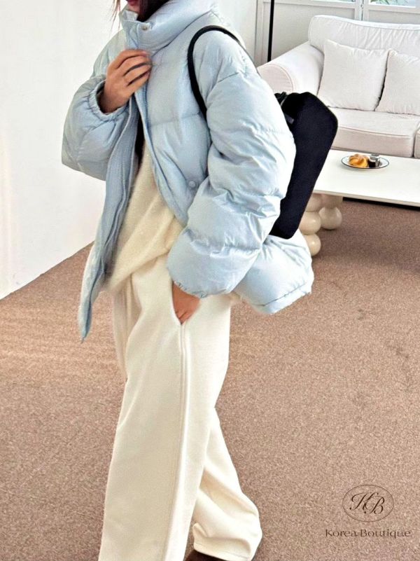 FWKR80 冬季 附上圍巾的羽絨外套 