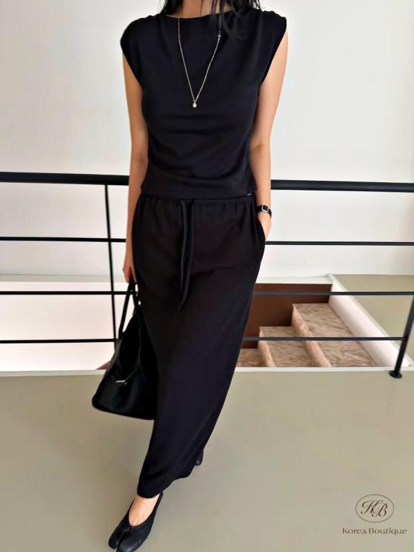 SS175 春季 棉質長裙套裝 