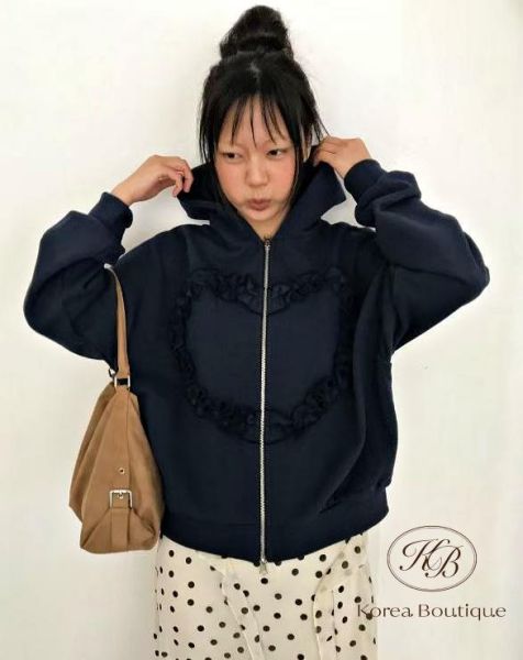 FW2601 秋季 捲捲愛心運動外套 