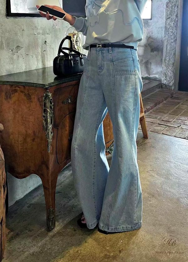 SS145 春季 腰部以下都是腿的牛仔褲 