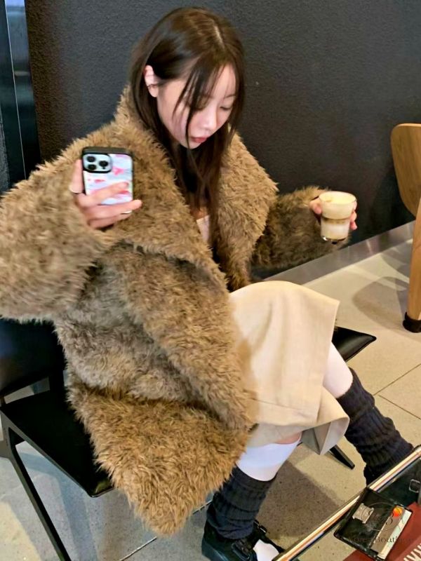 FWKR78 冬季 熊寶寶長版大衣 