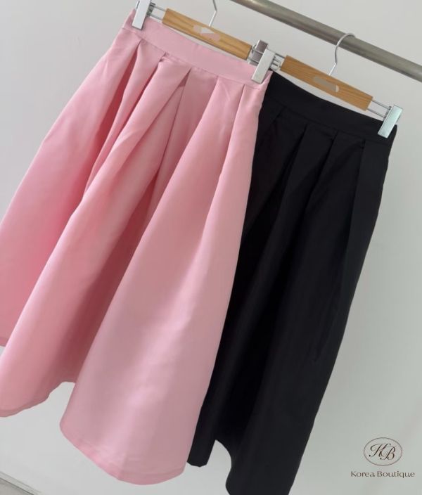 Spr99 春裝 絲綢感圓裙 
